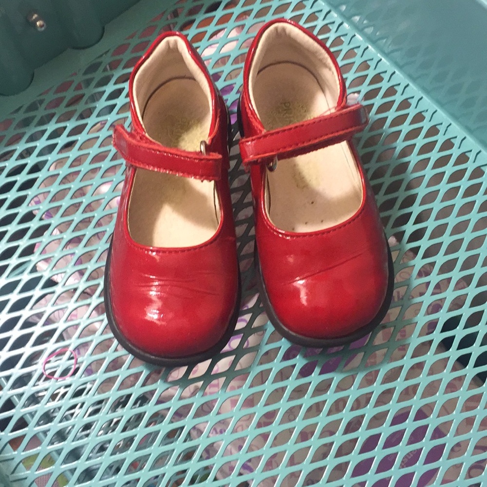 Primigi red leather sandals. Size 6.5